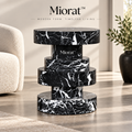 Miorat™ Onyx Tiered Marble Accent Stool - view 1