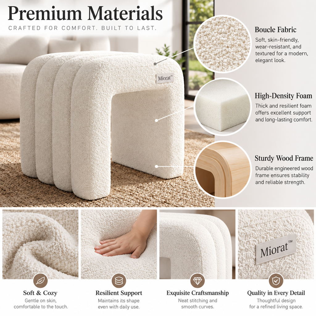 Miorat™ Soft-Curve Open Arch Stool - view 5